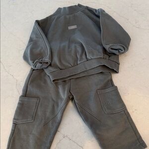 Zara Kids Charcoal Jogger Set